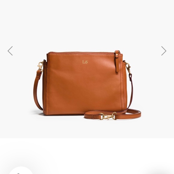 Lo & Sons Brown Leather Crossbody Bag EUC - Picture 4 of 4